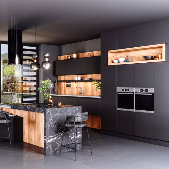 Top Quality Kitchen Cabinet Sintered Stone Kitchen Furniture