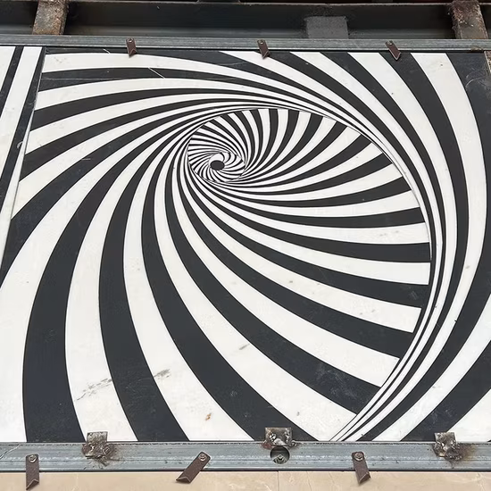 White/Grey/Black/Red Polished Water Jet Medallion Marble for Flooring Tile/Background Wall Panels Design for Hotel Palace Villa Project